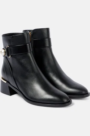 Jimmy Choo Noor 45 leather ankle boots