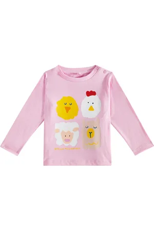 Stella McCartney Baby printed cotton jersey top