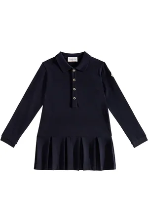 Moncler Cotton-blend piquet polo dress