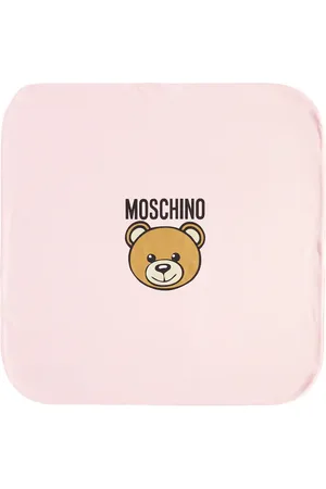Moschino Baby Teddy Bear cotton blanket
