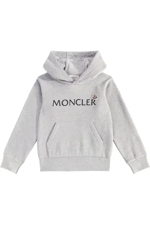 Moncler Logo cotton fleece hoodie