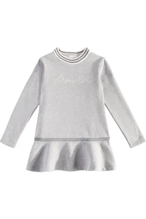 Moncler Logo cotton fleece dress