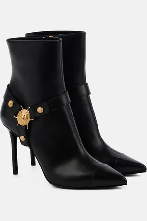 Balmain Eva leather ankle boots
