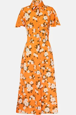 EMILIA WICKSTEAD Florencia floral crÃªpe georgette shirtdress