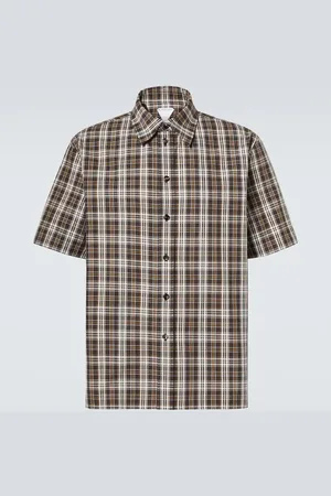 Bottega Veneta Checked cotton shirt