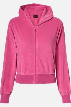 Balenciaga BB Motel cotton-blend velvet hoodie