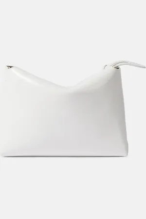 Khaite Lina patent leather shoulder bag