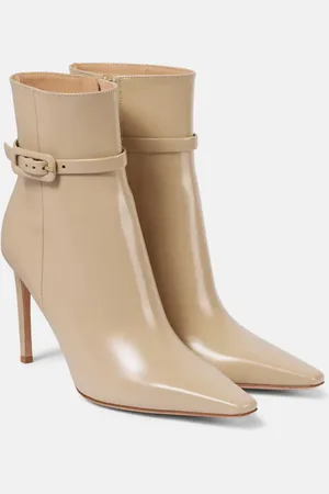 Gianvito Rossi 95 patent leather ankle boots