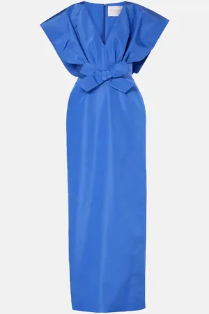 Carolina Herrera Bow-detail silk faille gown