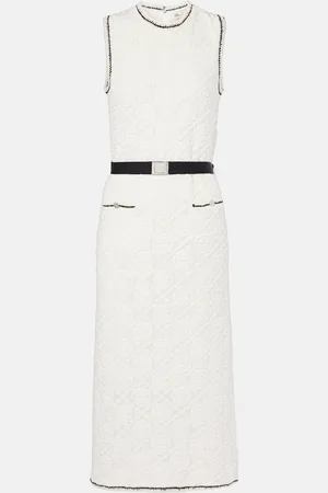 Tory Burch Belted cotton midi dress