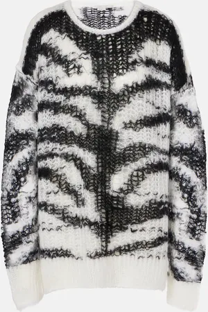 Stella McCartney Zebra-print wool-blend sweater