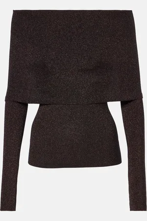 GALVAN Corte off-shoulder top