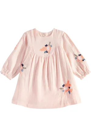 Tartine Et Chocolat Baby embroidered floral cotton-blend dress