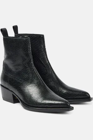 Golden Goose Debbie snake-effect leather ankle boots