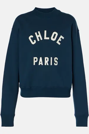 Chloé ChloÃ© Logo cotton fleece sweatshirt