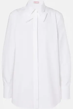 VALENTINO Cotton poplin shirt