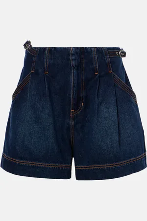 VERONICA BEARD Jaffe high-rise denim shorts