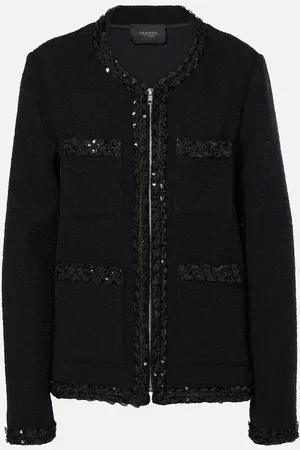 Giambattista Valli Sequined wool-blend jacket