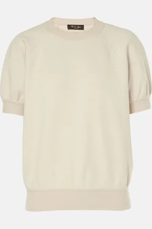Loro Piana Viera cotton, silk, and cashmere top