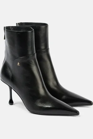 Jimmy Choo Cycas 80 leather ankle boots