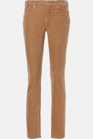 7 for all Mankind Roxanne corduroy straight jeans