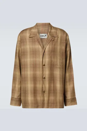 CDLP Checked pajama shirt