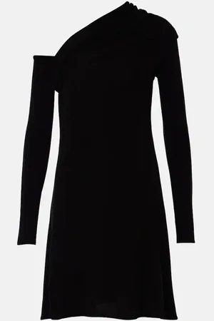 Courrèges CourrÃ¨ges Twist one-shoulder crÃªpe minidress