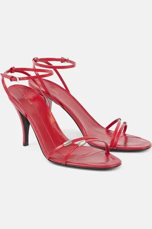 The Row Cleo Bijoux leather sandals