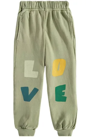 Jelly Mallow Printed cotton jersey sweatpants