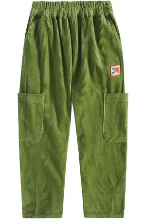 Jelly Mallow Cotton corduroy cargo pants