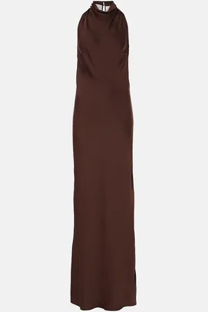 ROTATE Lace-trimmed cutout gown