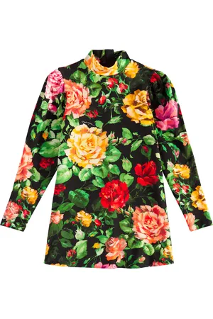 Dolce & Gabbana Floral cotton-blend dress