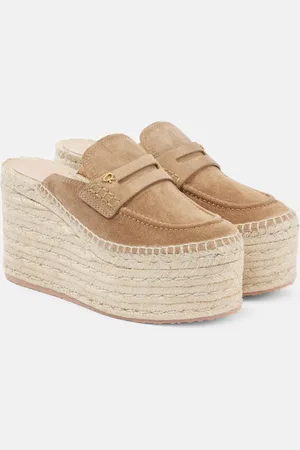 Gianvito Rossi Suede espadrille wedges