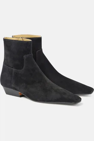 Khaite Marfa suede ankle boots