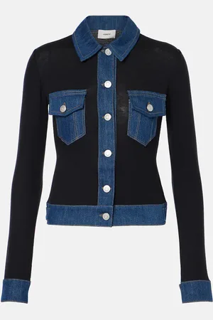 COPERNI Denim-trimmed top