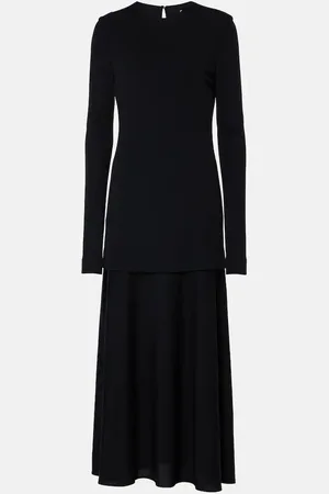 Jil Sander Layered maxi dress