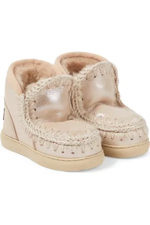 Mou Glitter leather boots