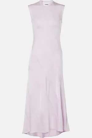 Jil Sander Asymmetric midi dress