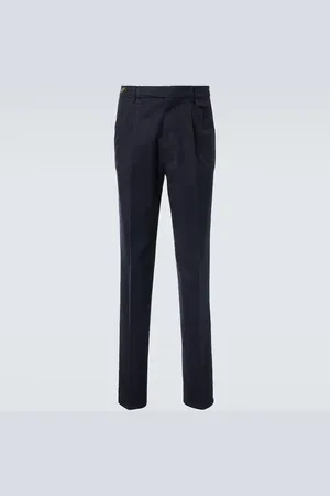 Brunello Cucinelli Mid-rise cotton-blend chinos