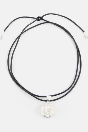 MAGDA BUTRYM Rose sterling charm necklace