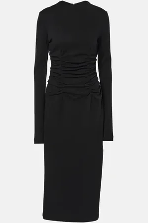 Sportmax Acline wool and cotton-blend maxi dress