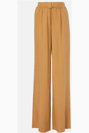 Max Mara Grana silk wide-leg pants
