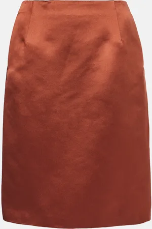 Loro Piana Silvia duchess midi skirt