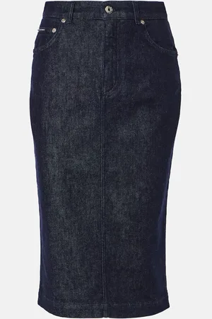 Dolce & Gabbana Denim pencil skirt
