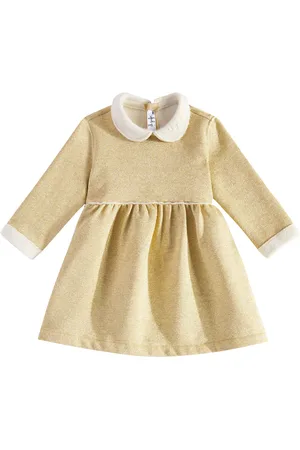 Il gufo Baby cotton-blend dress