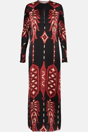 JOHANNA ORTIZ Printed silk tunic