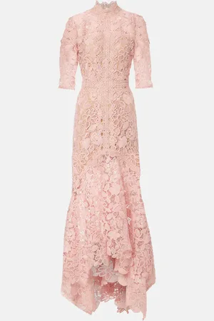 Costarellos Floral lace gown