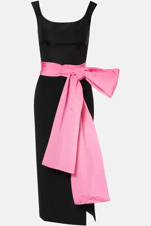 Carolina Herrera Sash midi dress