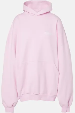 Balenciaga Oversized cotton jersey hoodie