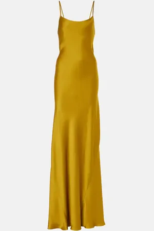 Victoria Beckham Satin crÃªpe slip dress